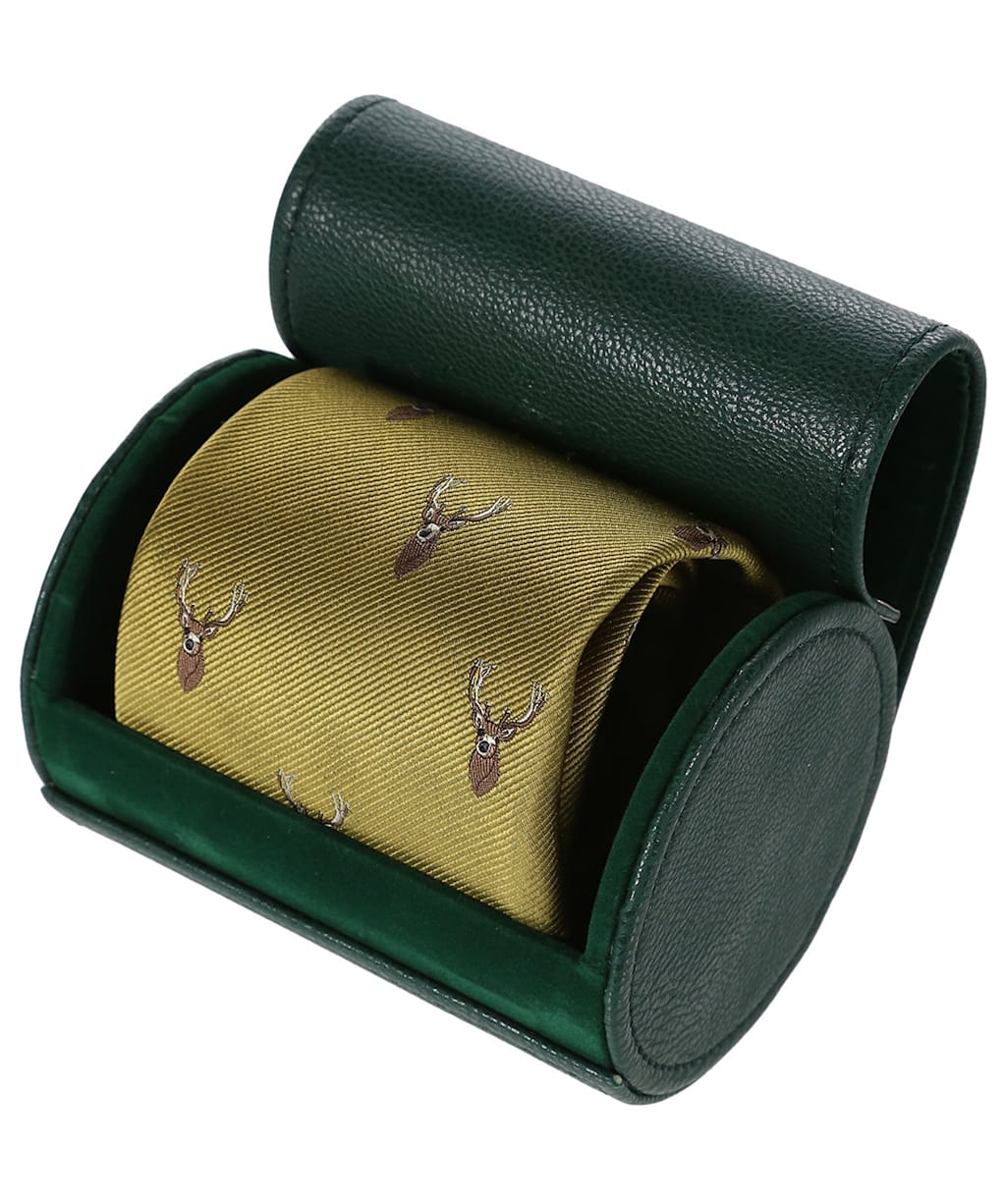 Men’s Alan Paine Ripon Silk Tie - Gold