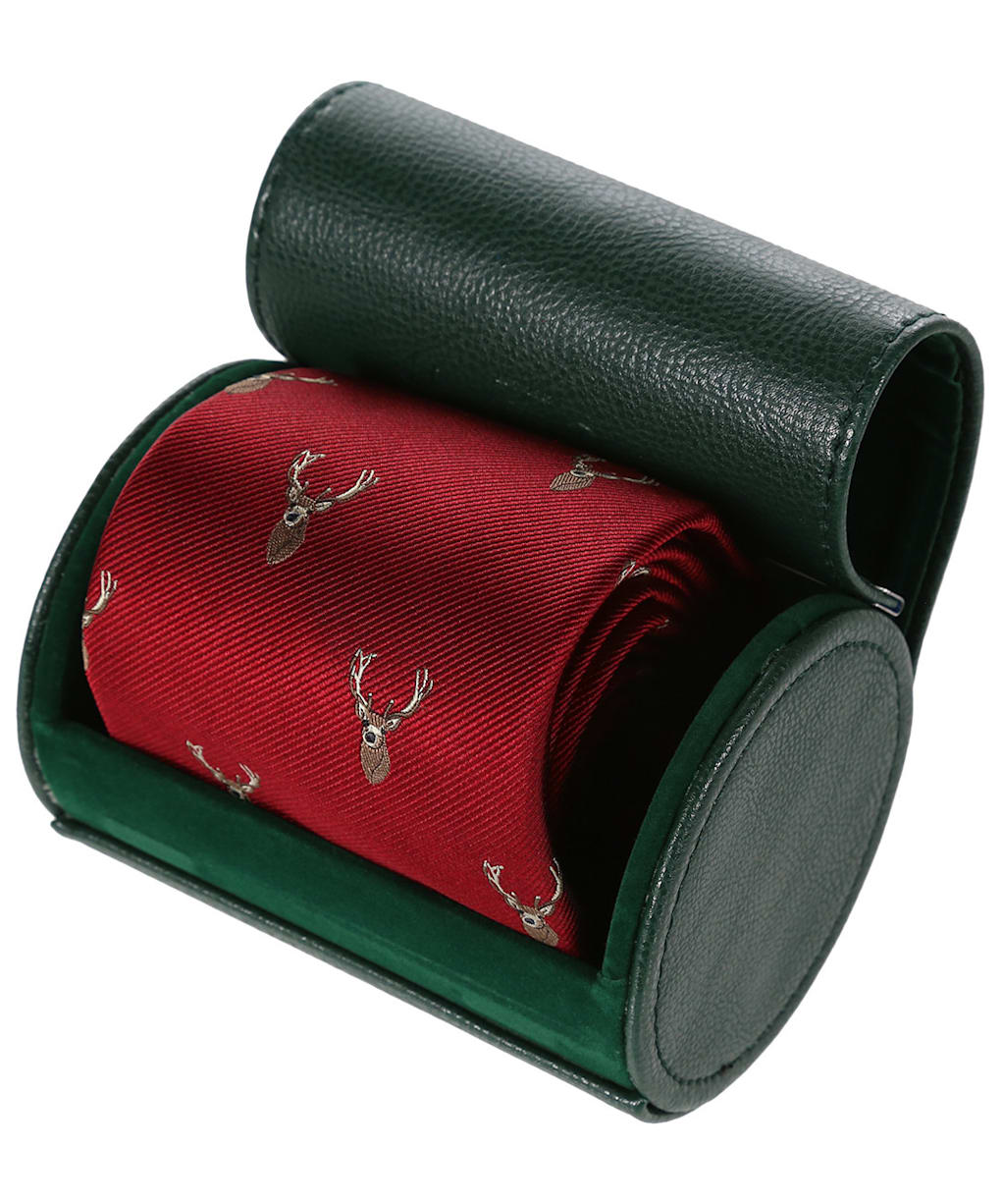 Men’s Alan Paine Ripon Silk Tie - Red