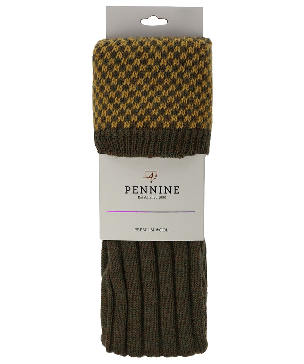 Men’s Pennine Penrith Shooting Socks - Pollen