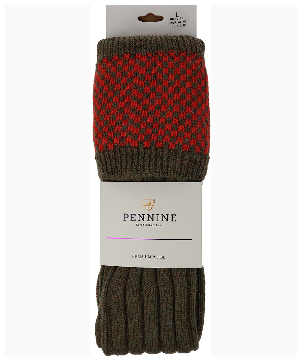 Men’s Pennine Penrith Shooting Socks - Regal