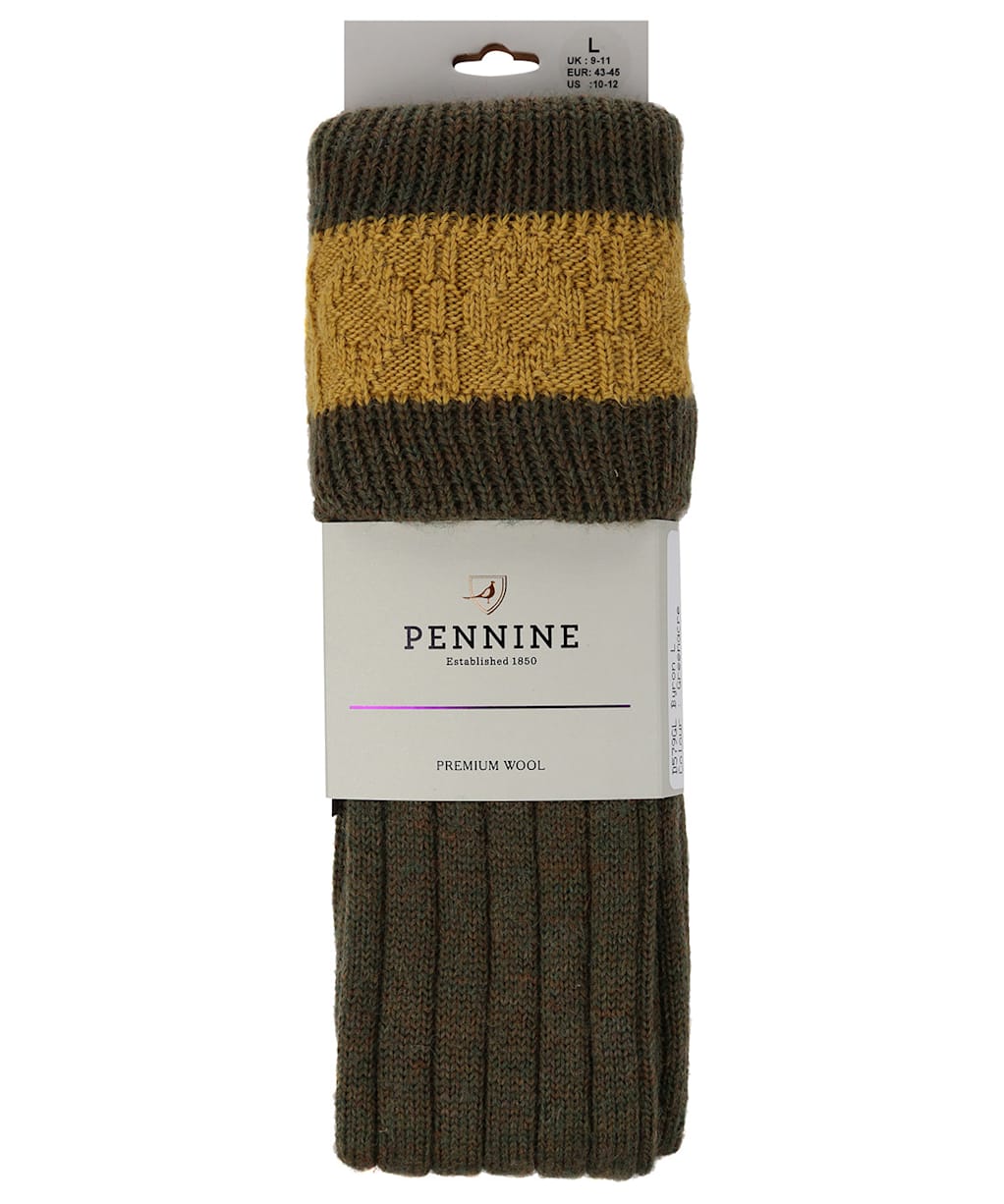 Pennine Byron Socks - Greenacre