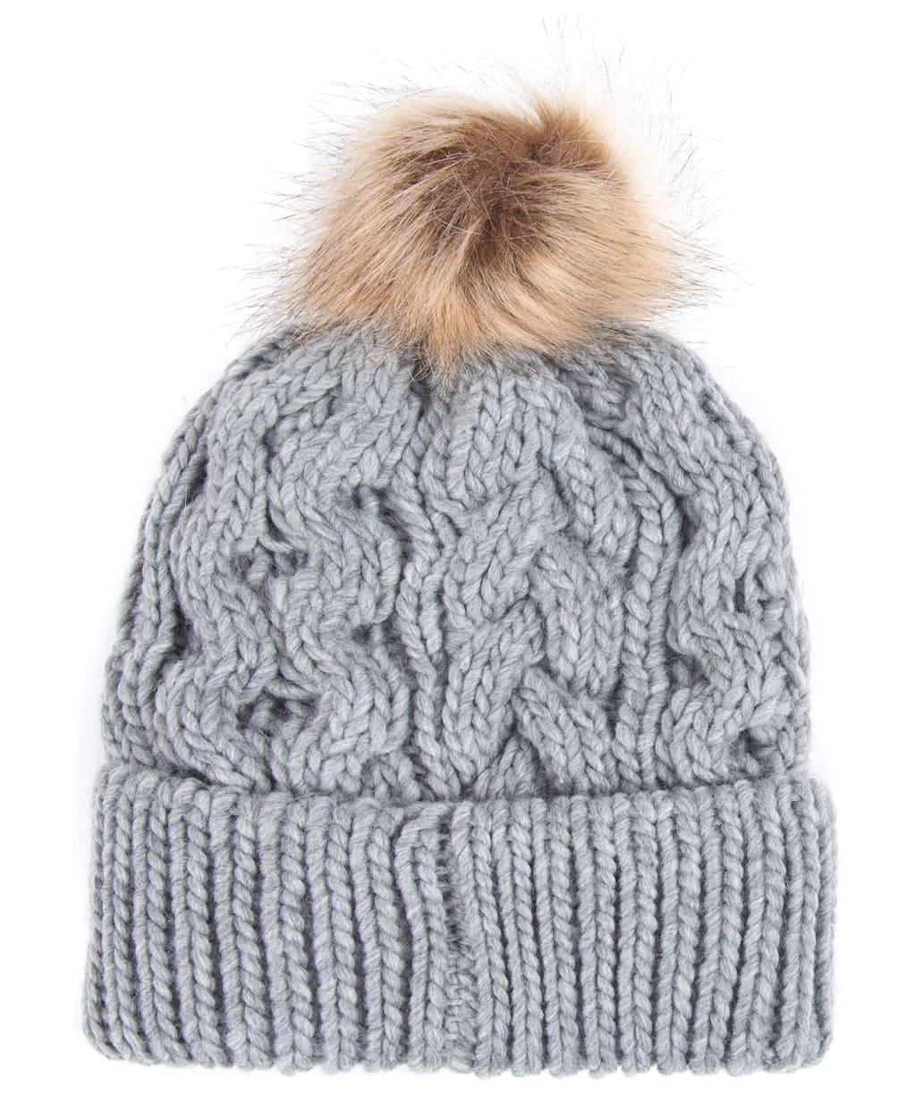 Women’s Barbour Penshaw Cable Beanie - Grey