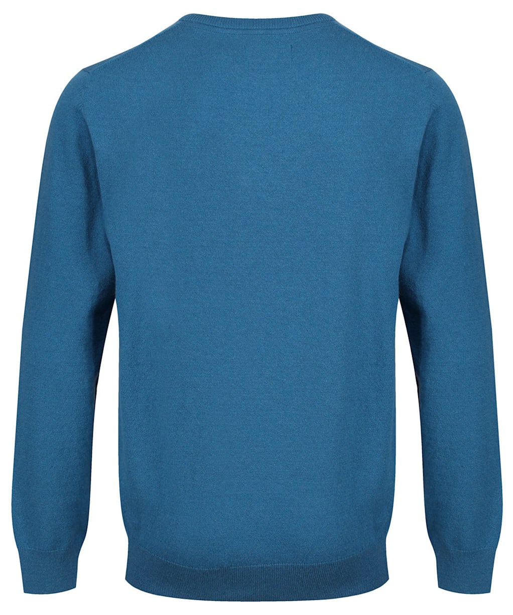 Men’s Barbour Tisbury Crew Neck Sweater - Blue Steel
