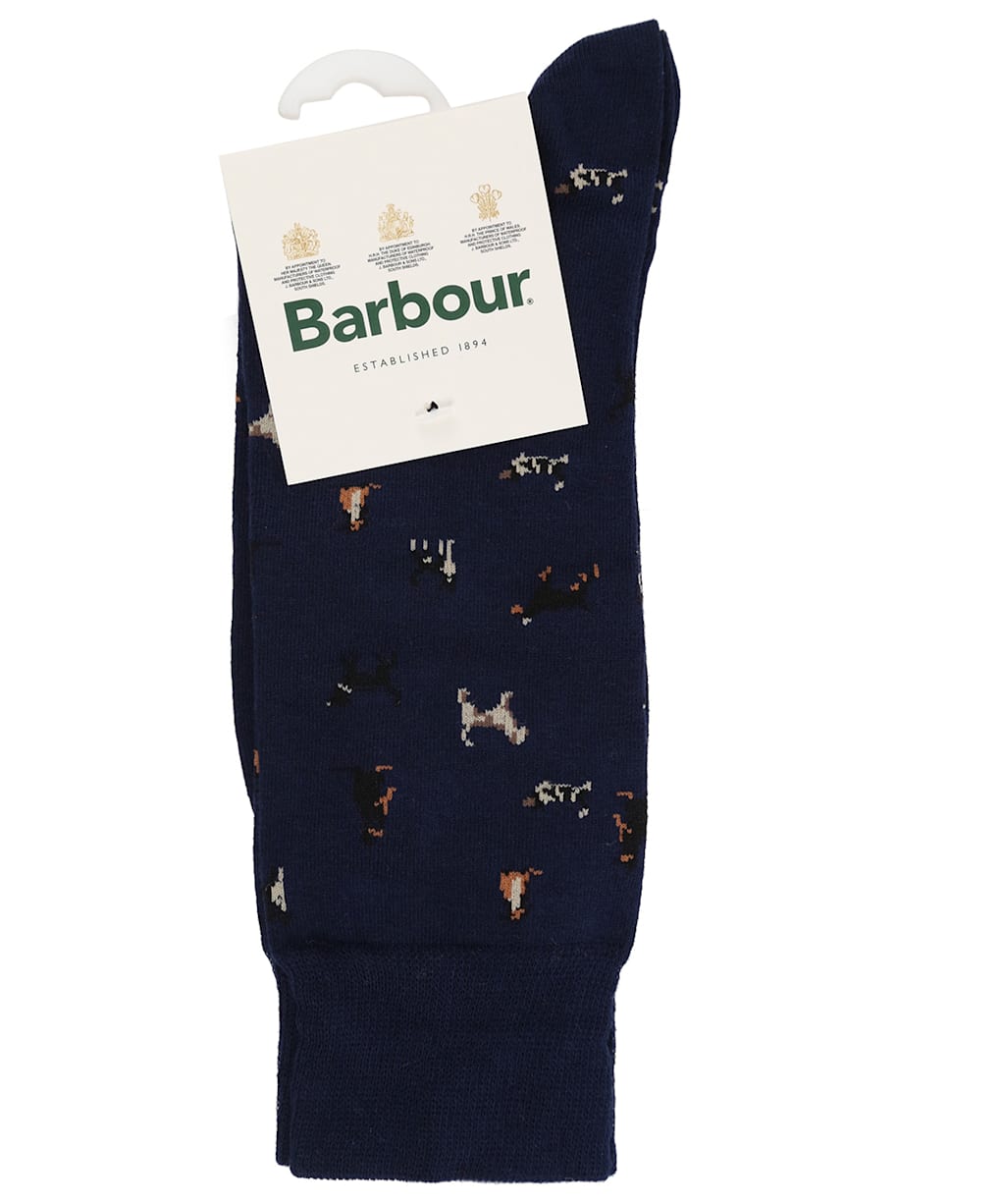 Men's Barbour Mavin Socks - Mid Blue / Dog