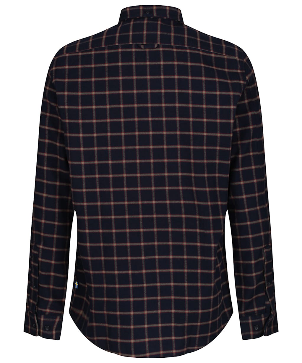 Men’s Fjallraven Övik Flannel Shirt - Dark Navy