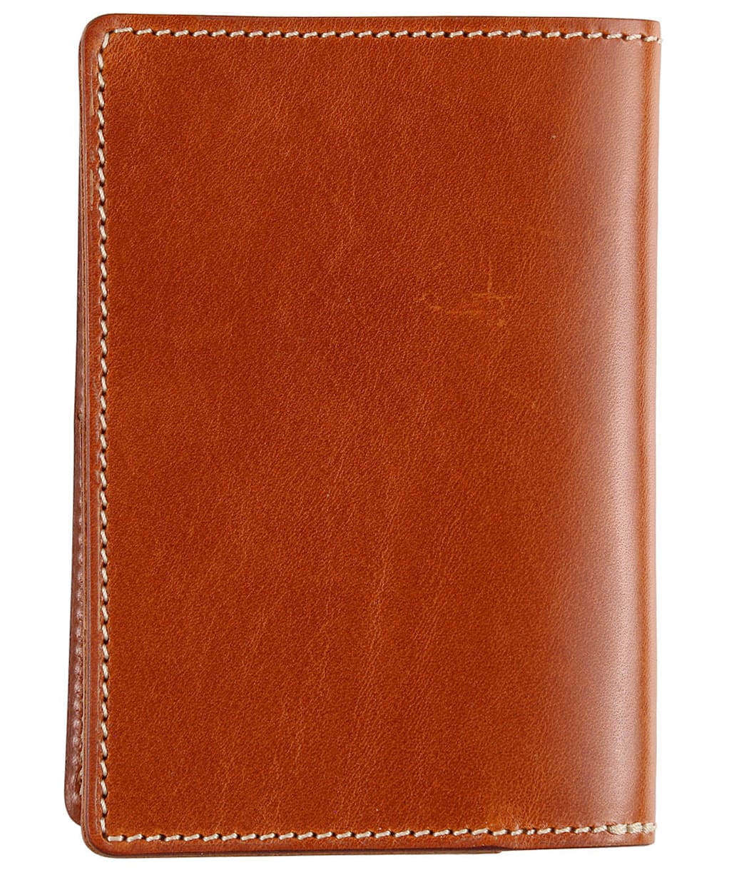 Fjallraven Leather Passport Cover - Leather Cognac