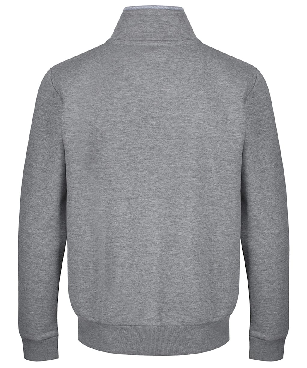Men’s Crew Clothing Classic Half Zip Sweatshirt - Grey Marl