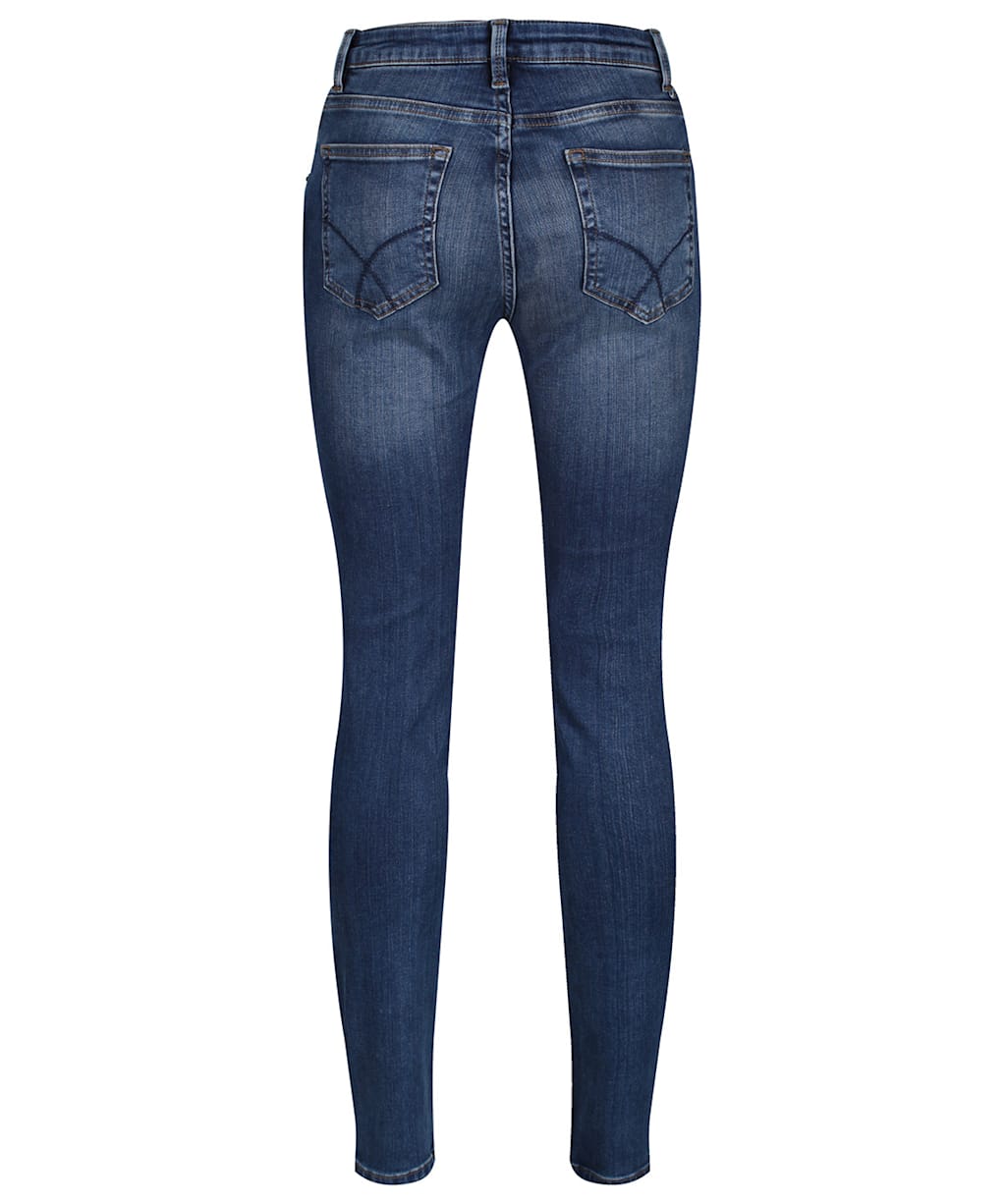 Women’s Crew Clothing True Skinny Jeans - Warn Out Mid Wash