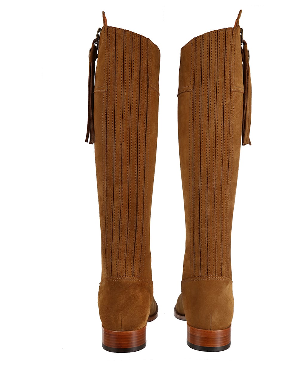 Women’s Fairfax & Favor Flat Narrow Fit Regina Boots - Tan Suede