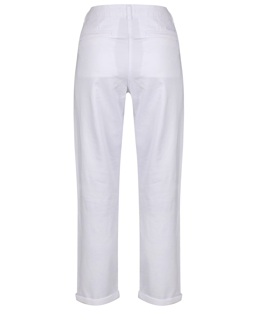 Women's Barbour Chino Trousers - White