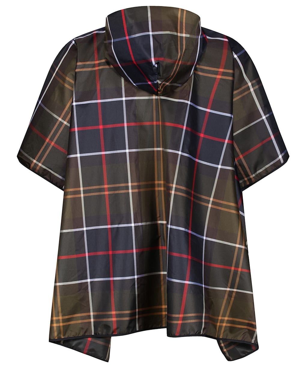 Barbour Tartan Showerproof Poncho - Classic Tartan
