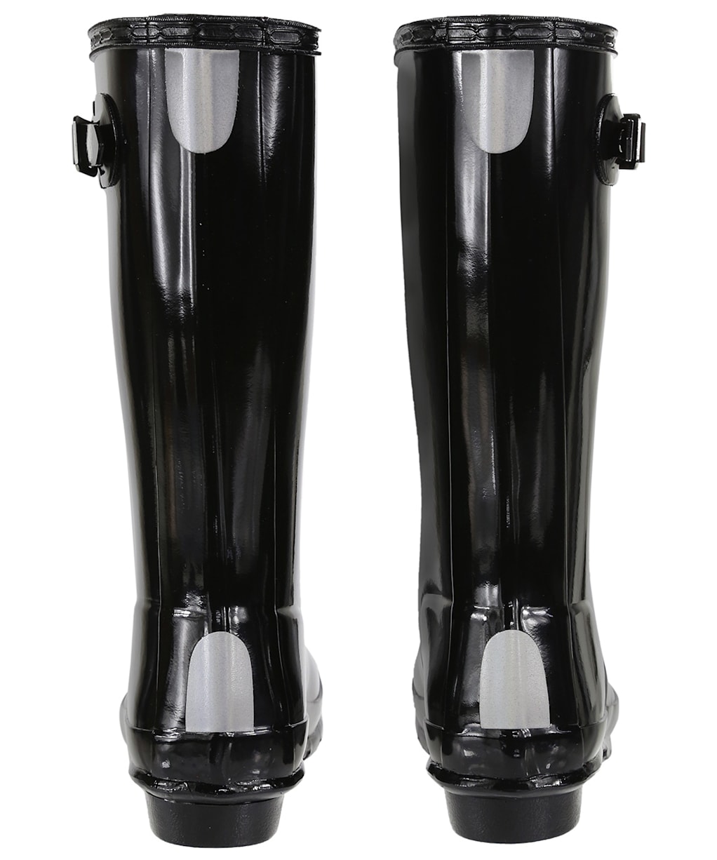 Hunter Original Kids Gloss Wellington Boots, 12-4 - Black