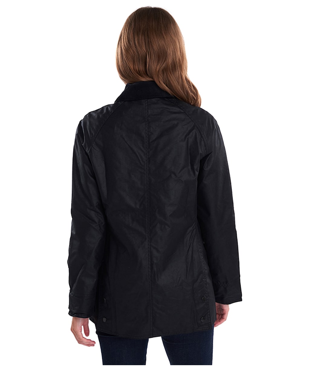Women's Barbour Beadnell Wax Jacket - Black