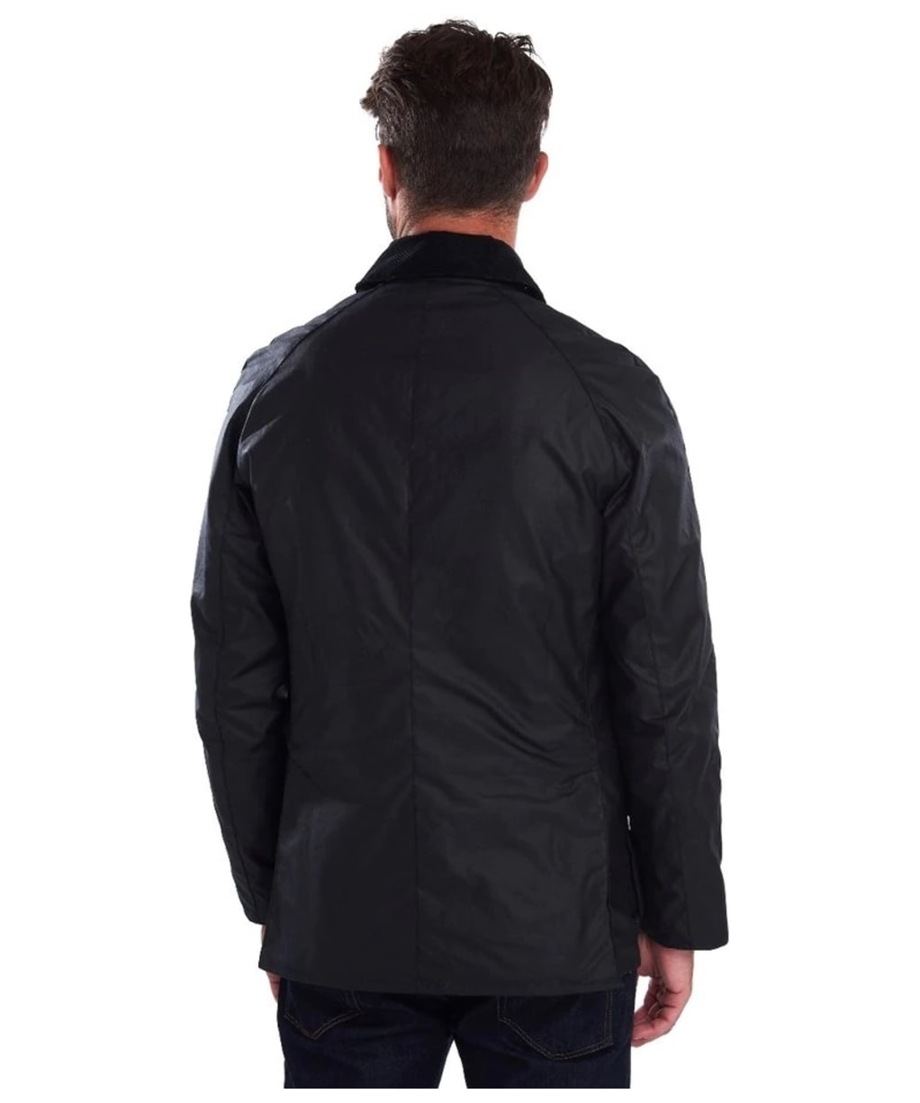 Men's Barbour Ashby Waxed Jacket - Navy