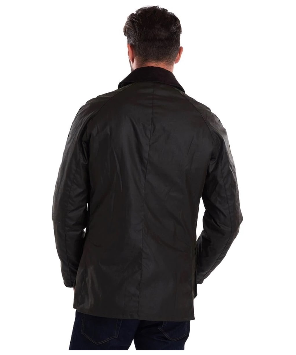 Men's Barbour Ashby Waxed Jacket - Olive