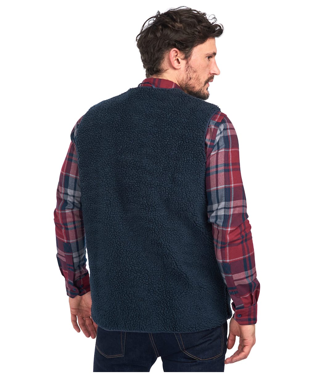 Men’s Barbour Berber Fleece Liner - Navy
