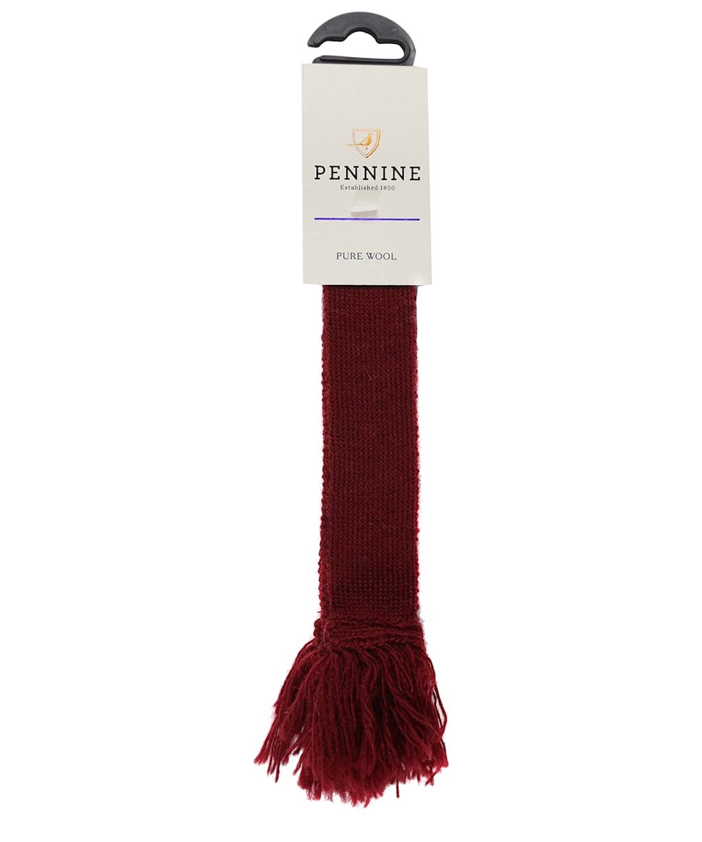 Pennine Plain Garter - Burgundy