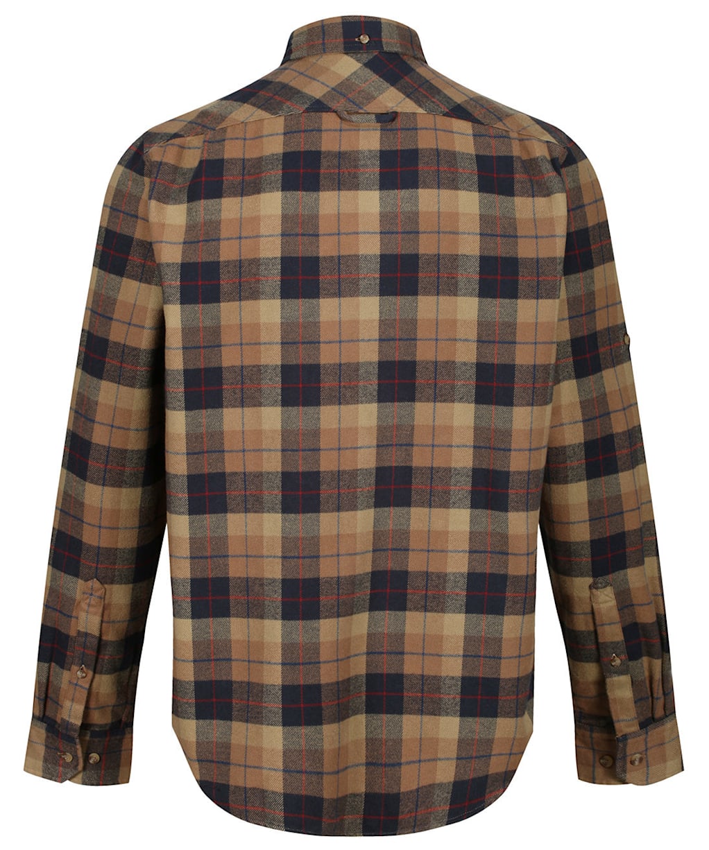 Men's Fjallraven Singi Heavy Flannel Long Sleeve Shirt - Dark Sand
