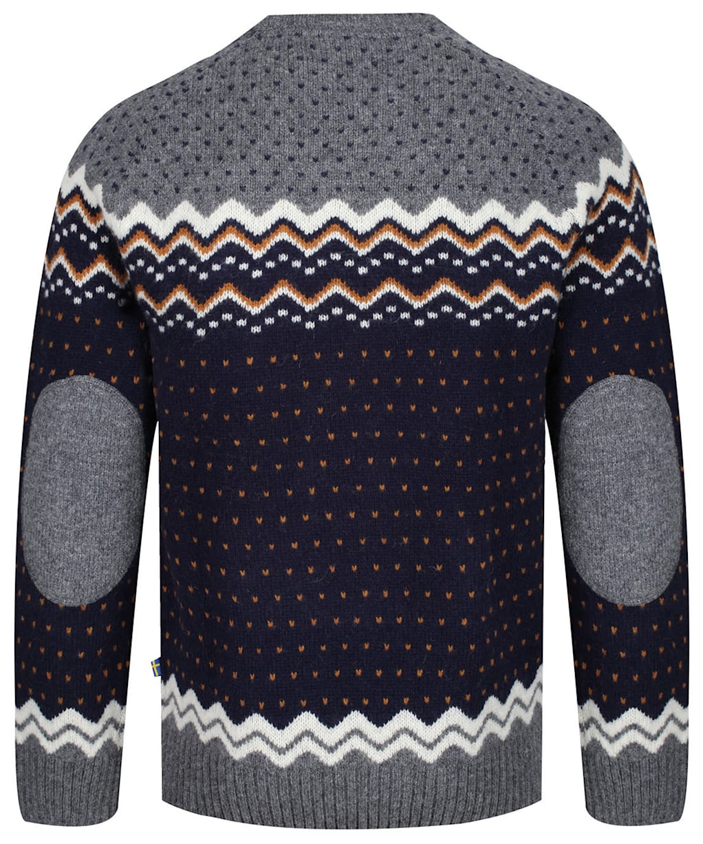 Men’s Fjallraven Ovik Knit Sweater - Dark Navy