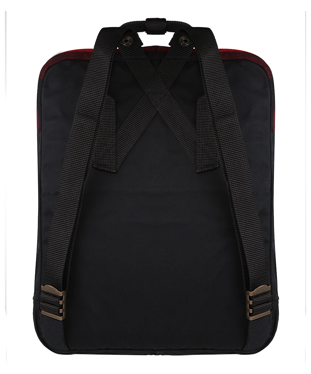 Fjallraven Kanken Re-Wool Backpack - Red / Black