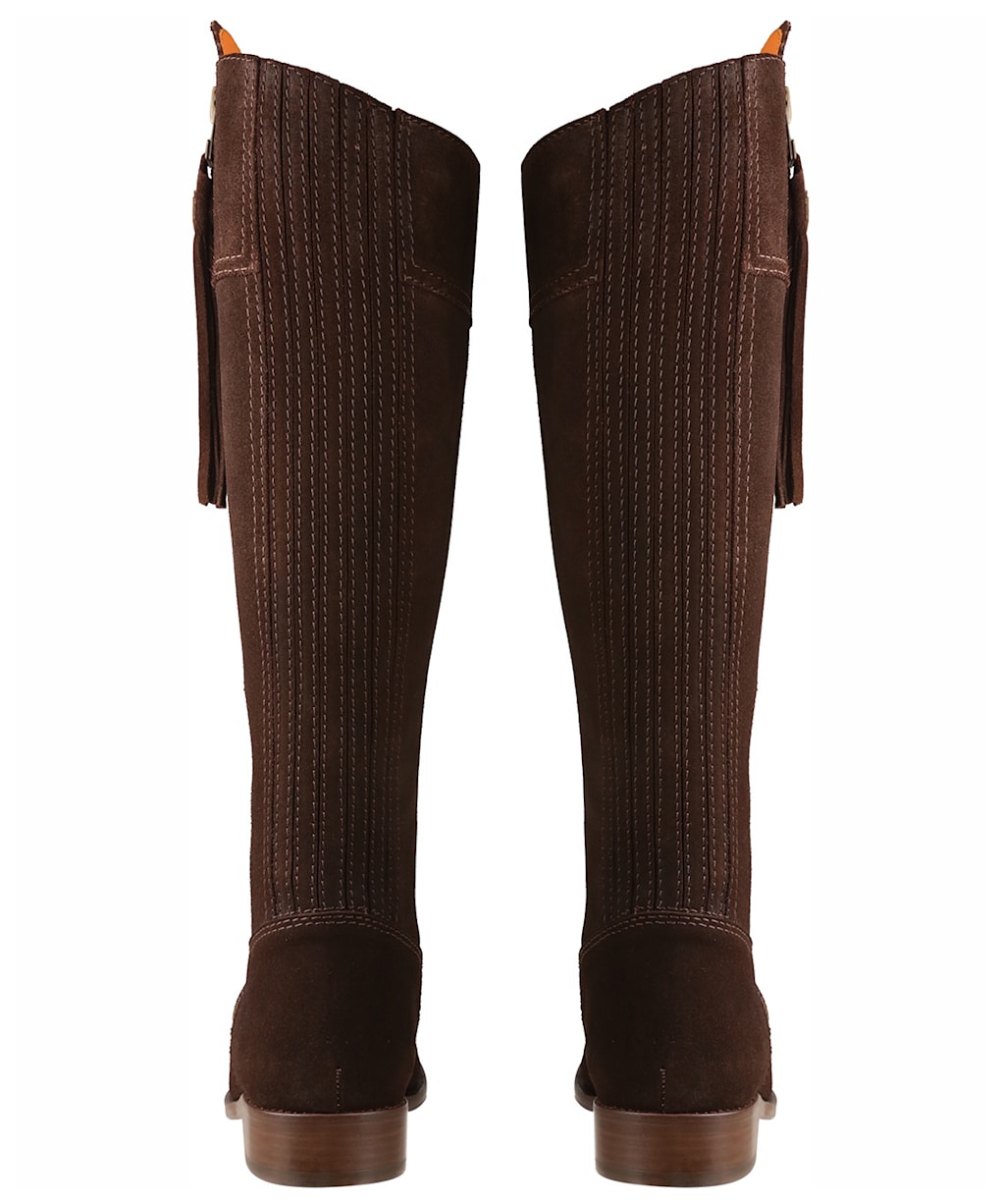 Women's Fairfax & Favor Sporting Fit Regina Boots - Chocolate Suede