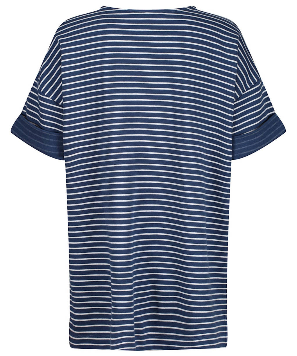 Women’s Crew Clothing Corten Top - White/Navy