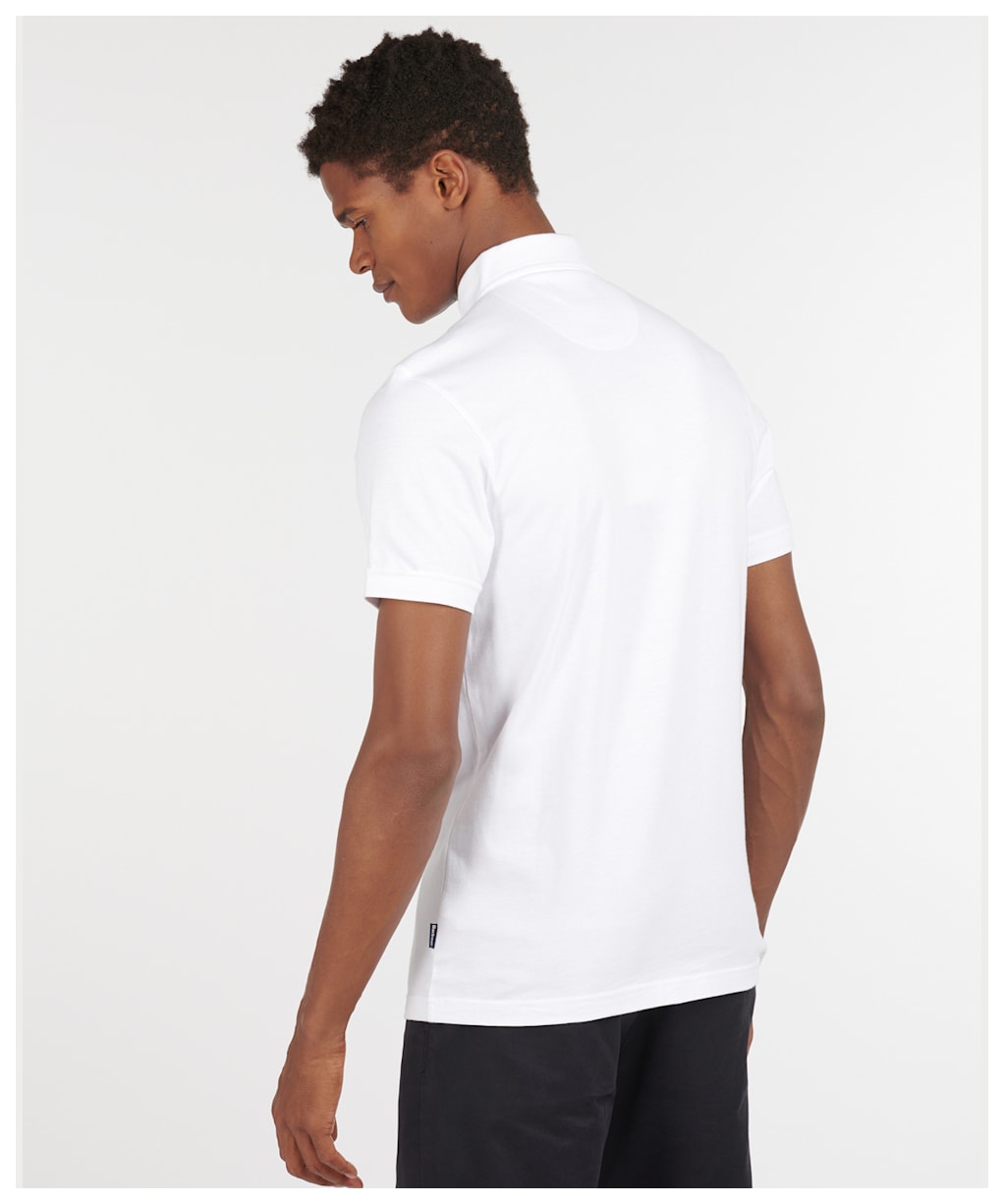 Men’s Barbour Corpatch Polo Shirt - White