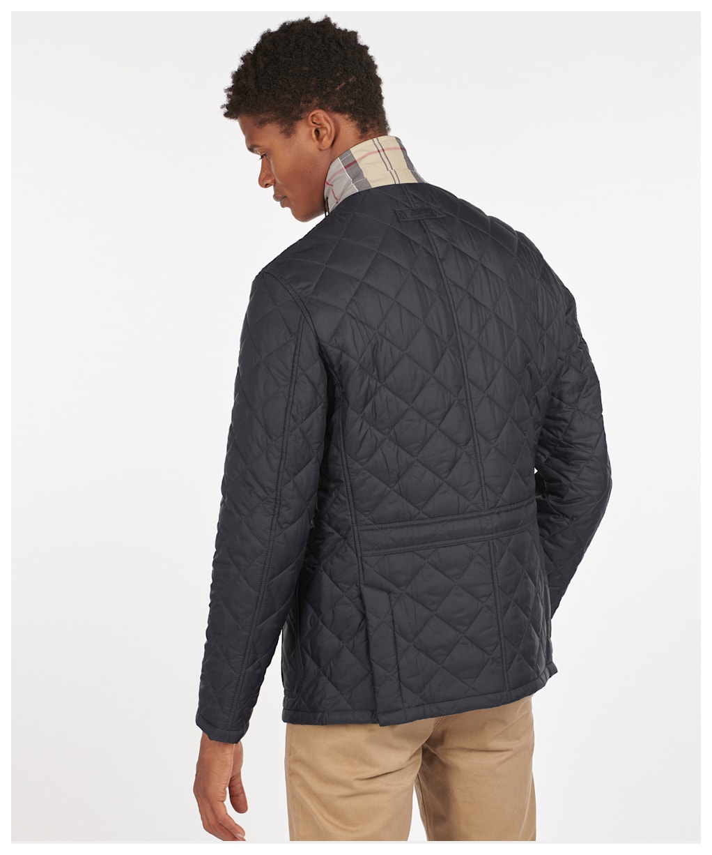 Men's Barbour Sander Quilted Jacket - Navy