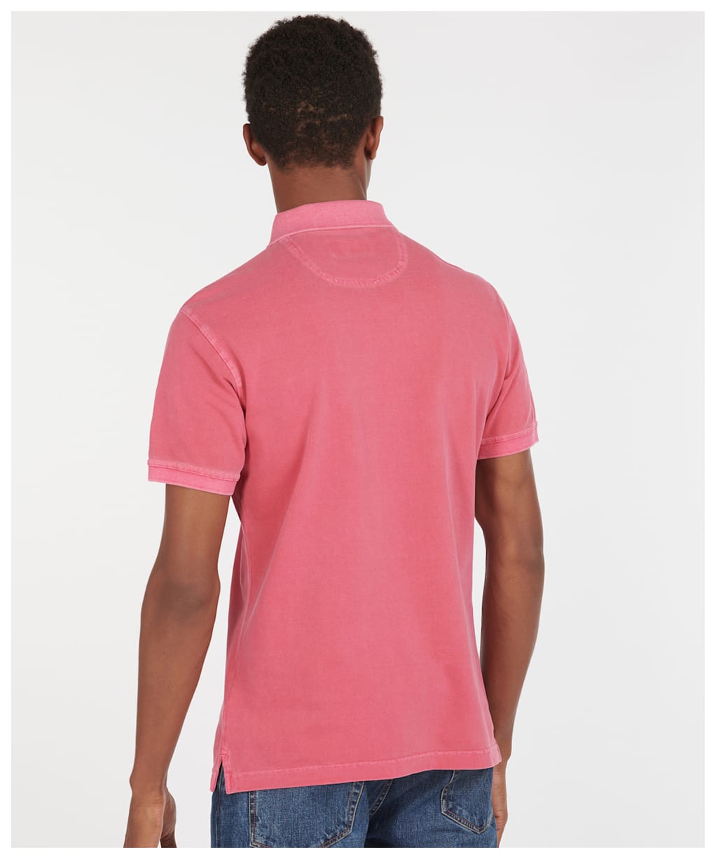 Washed Sports Polo - Fuchsia