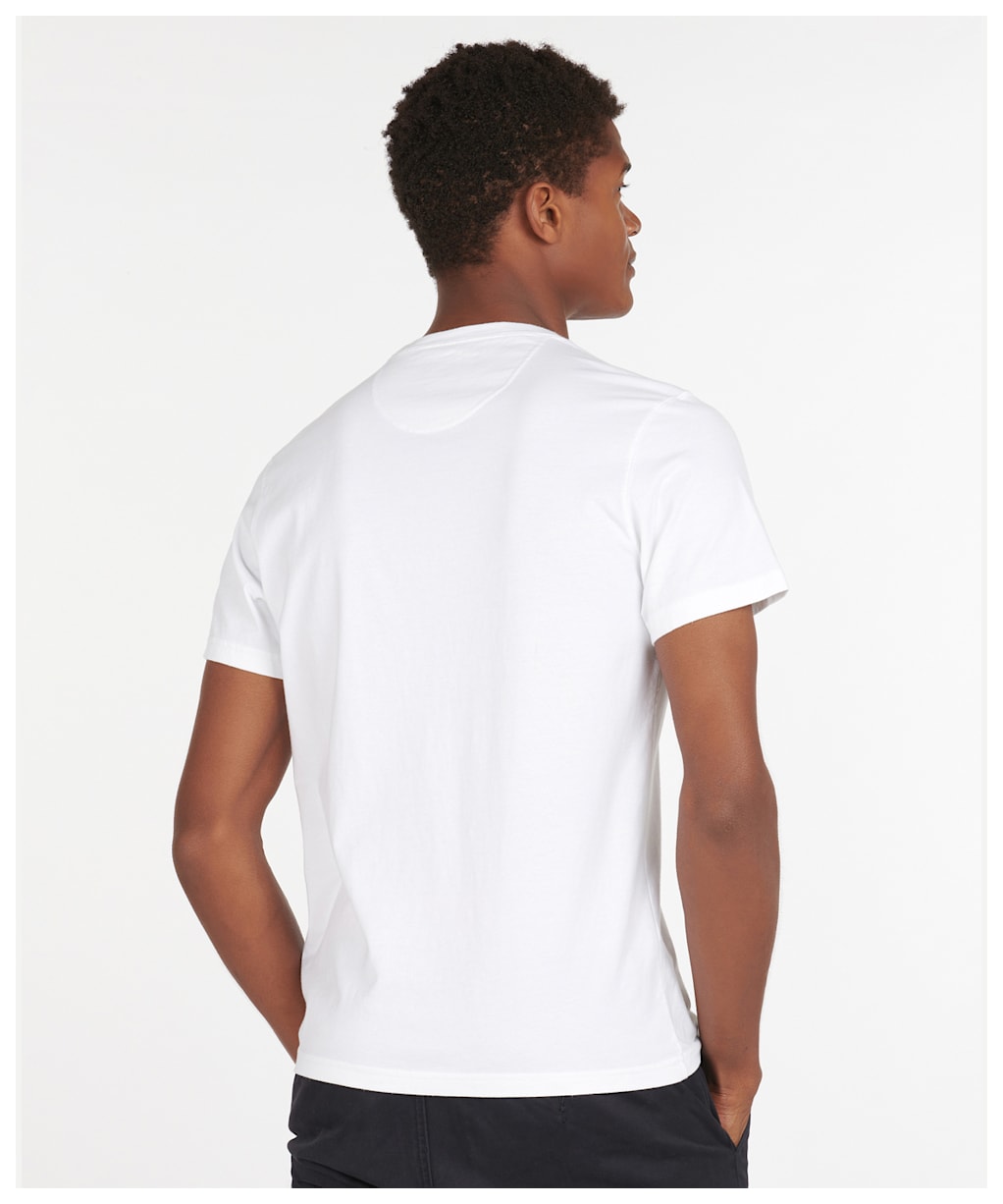 Men's Barbour Logo Tee - White