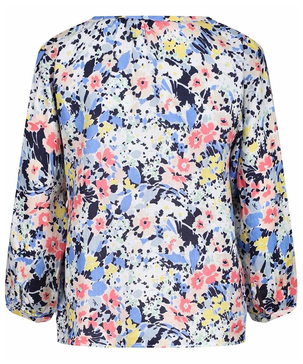 Women’s Crew Clothing Linen Blouse - Garden Print