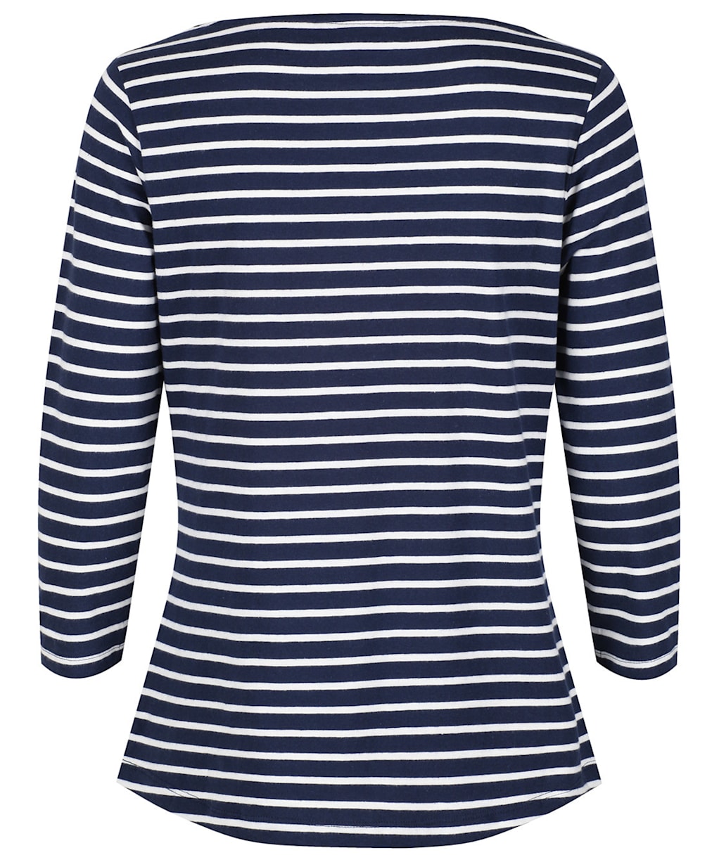 Women’s Crew Clothing Essential Breton Top - Navy / White