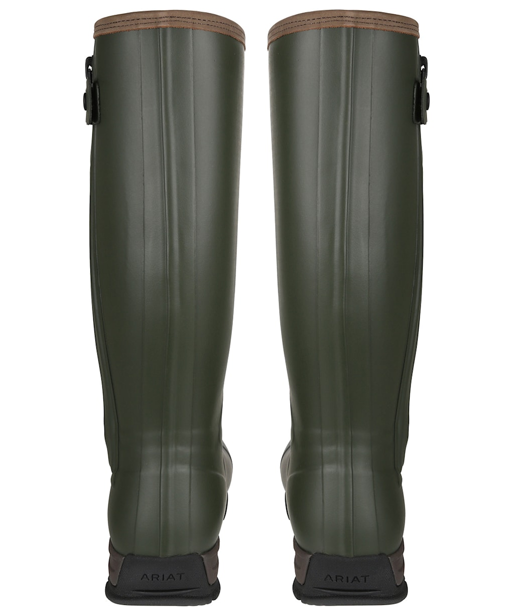 Men’s Ariat Burford Insulated Zip Wellington Boots - Olive Night