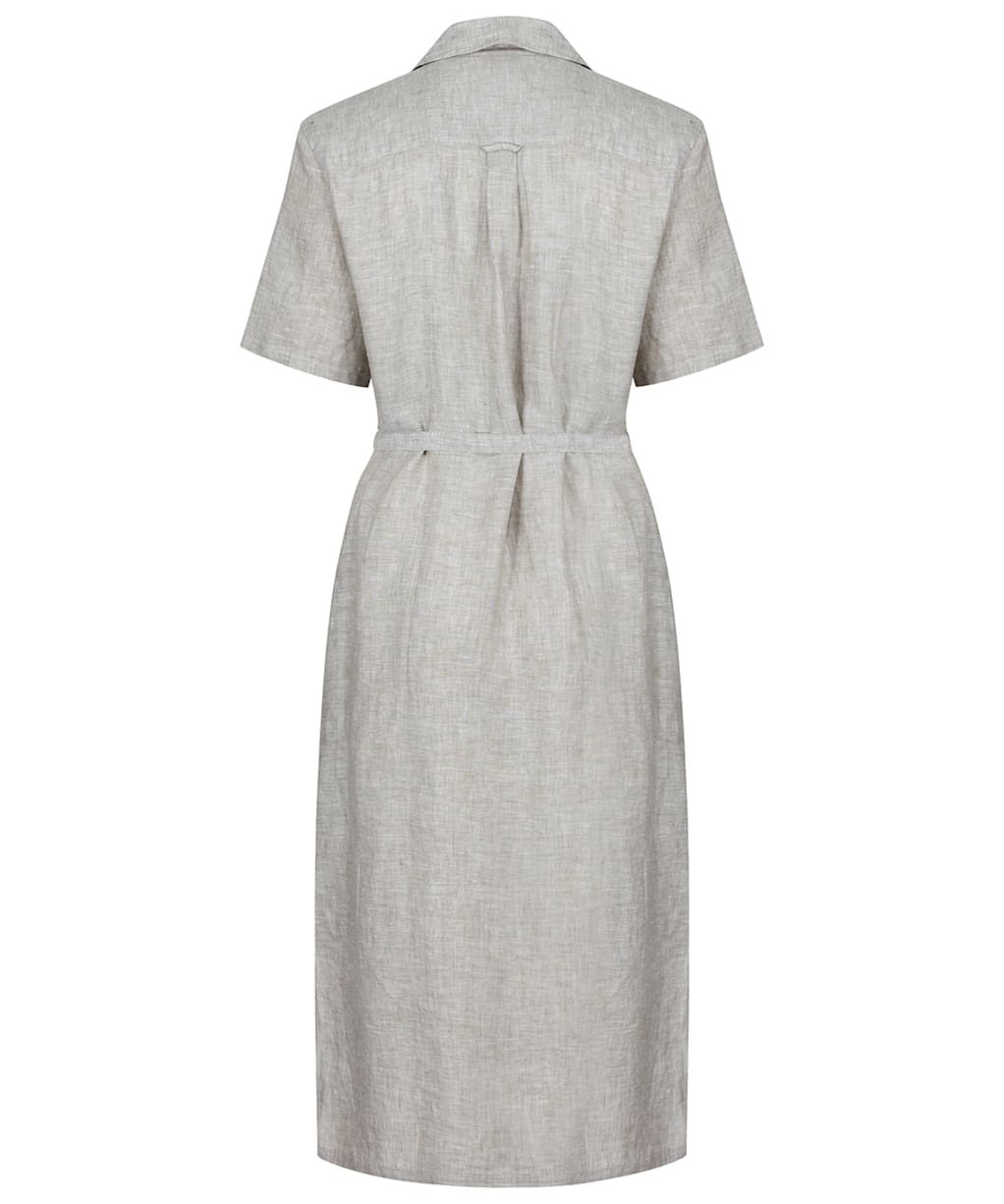 Women’s GANT Linen Chambray Shirt Dress - Aloe Green