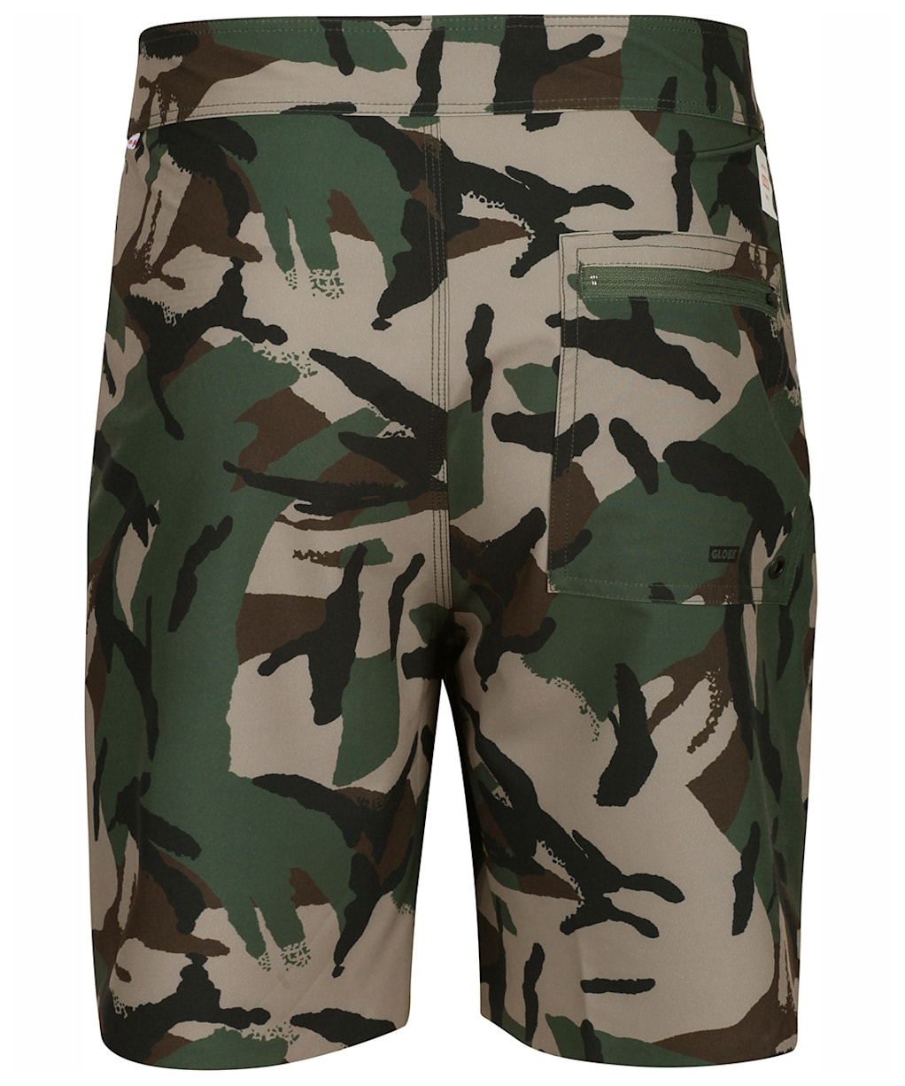 Men’s Globe Every Swell Boardshorts - Olive Camaflage