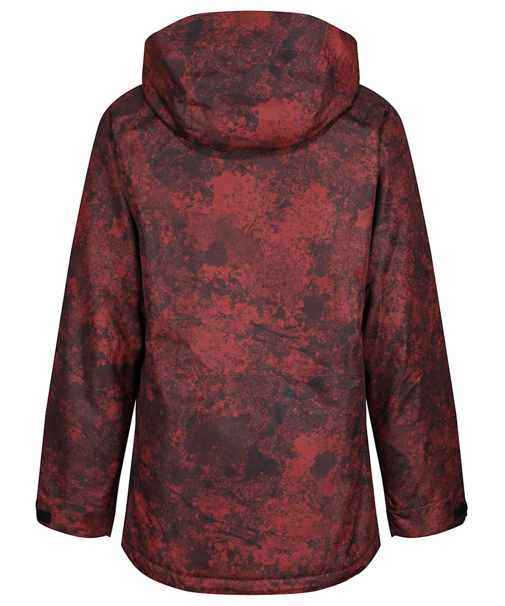 Men’s Bonfire Static Insulated Snowboard Jacket - Burgundy / Granite