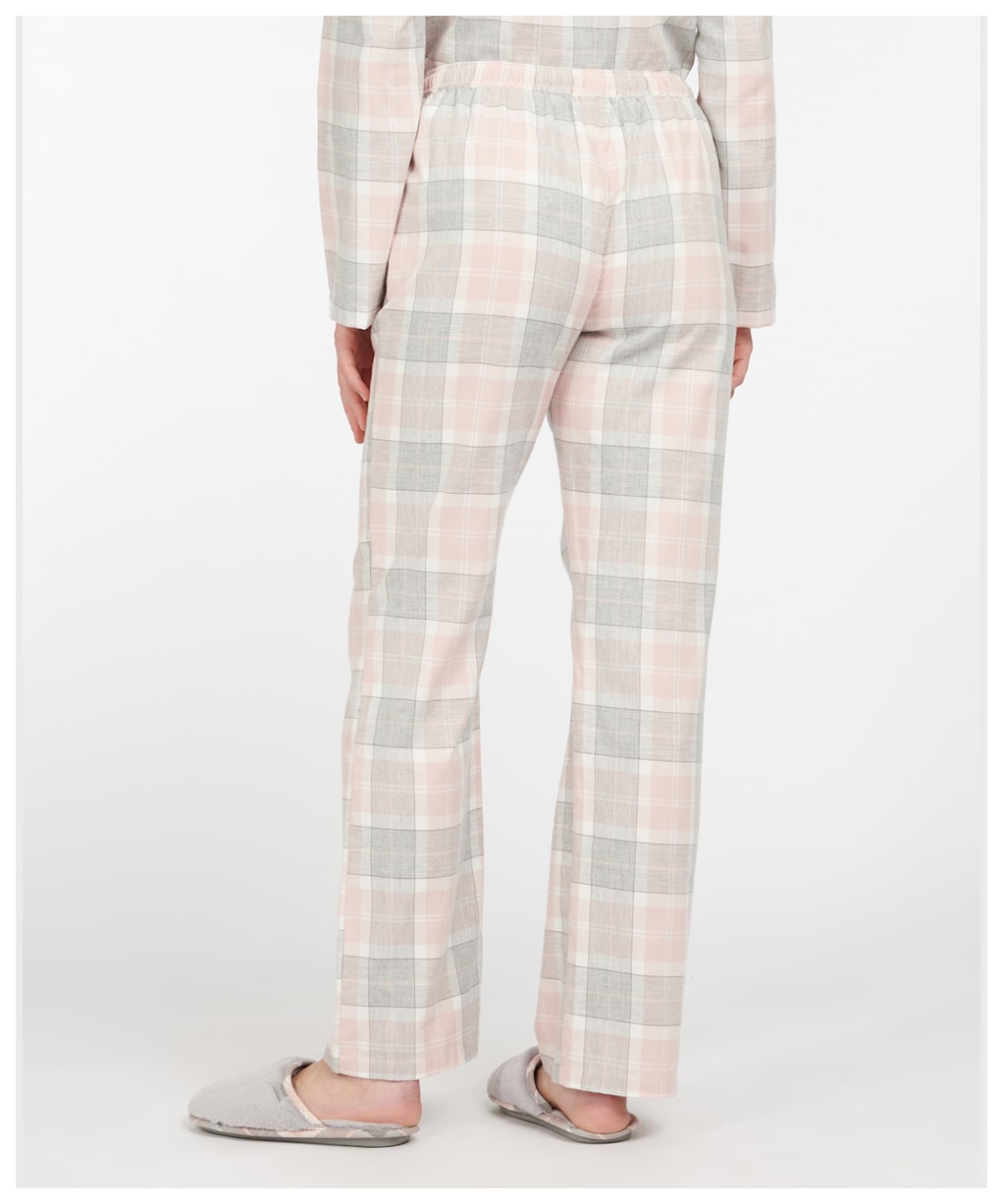 Women’s Barbour Nancy PJ Trousers - Pink Tartan