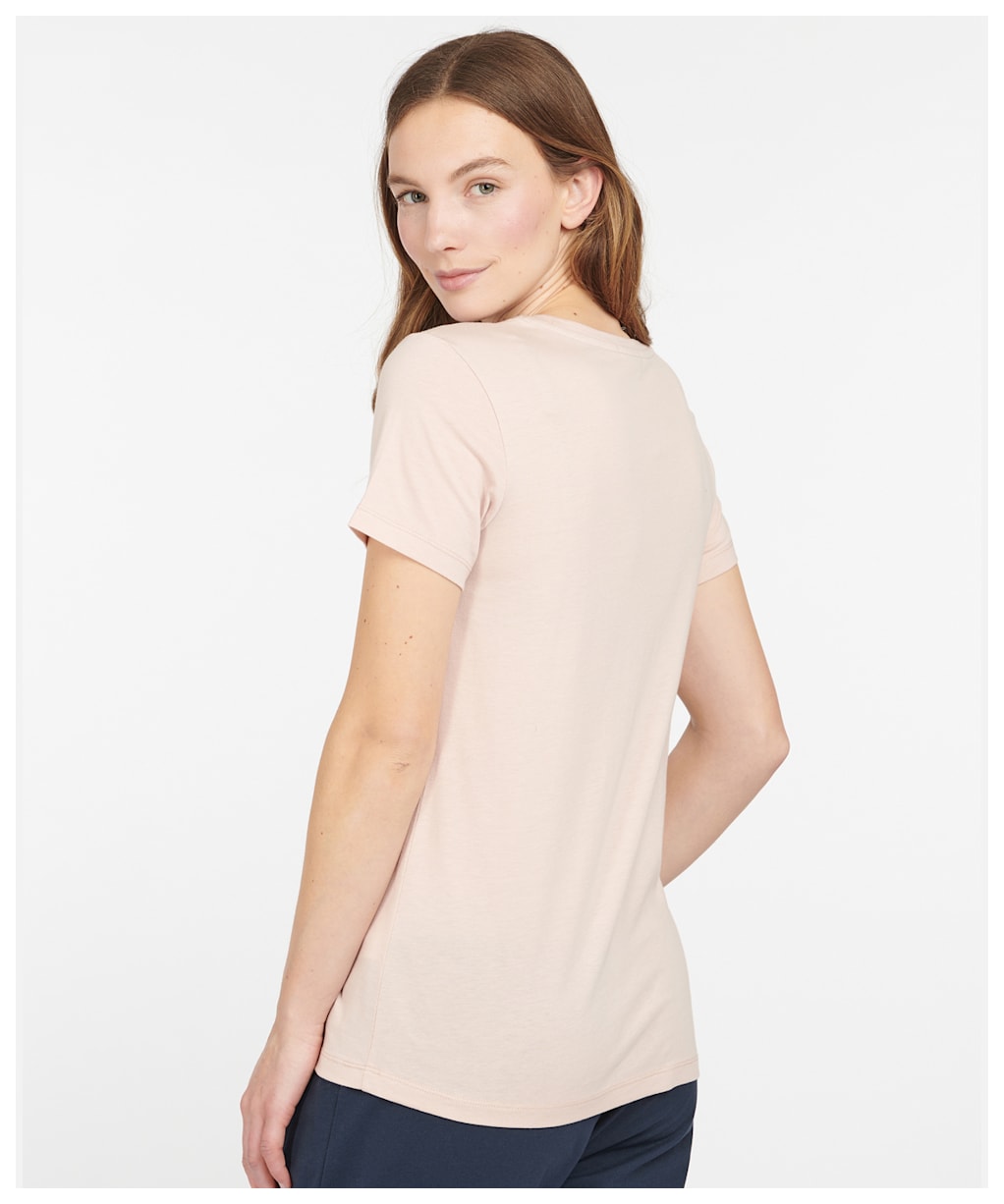 Women's Barbour Edie T-Shirt - Light Pink