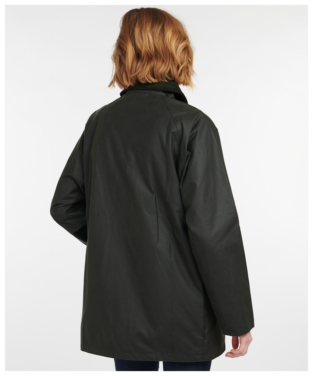 Women’s Barbour Tain Waxed Jacket - Sage