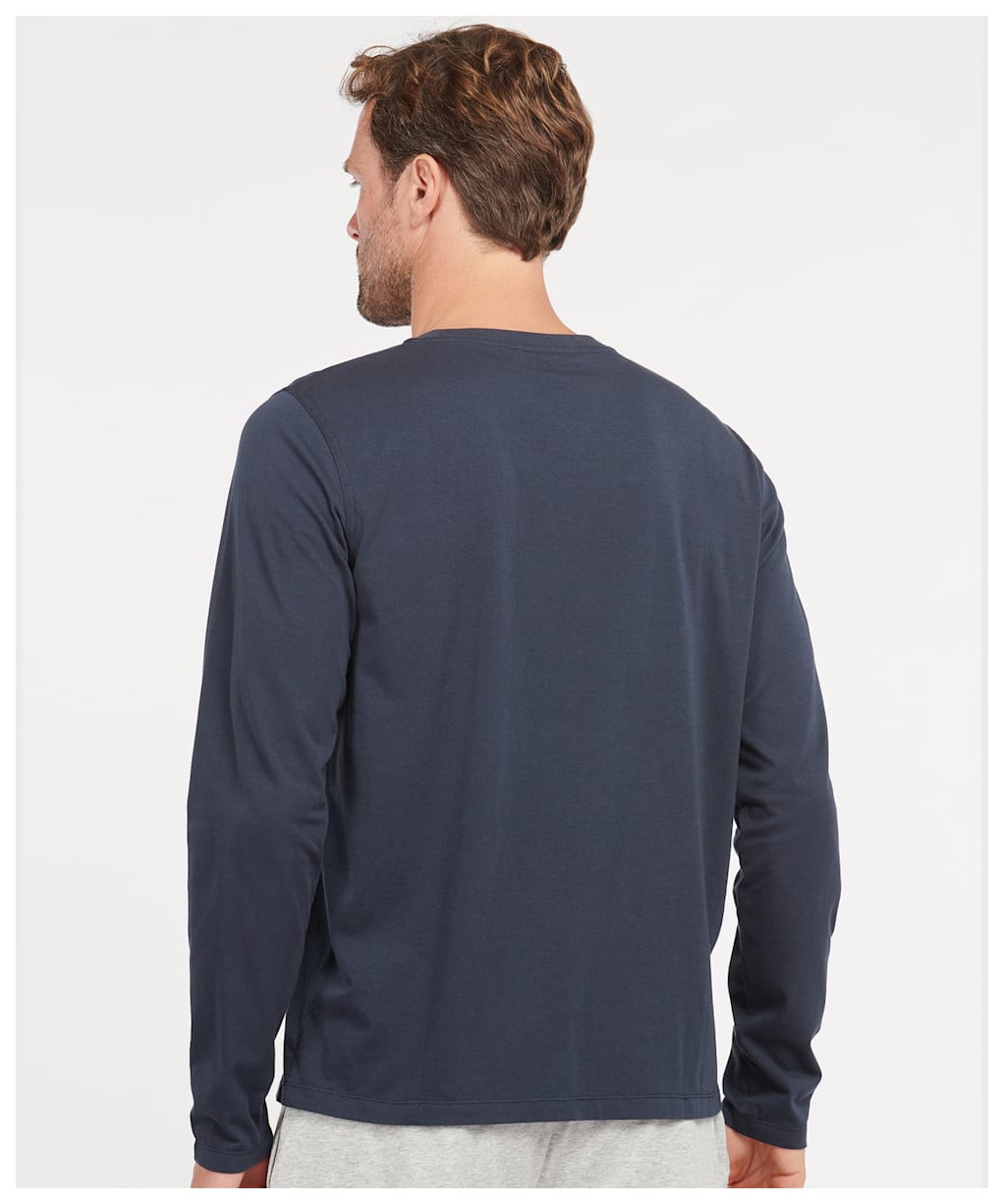 Men’s Barbour Sheldon L/S Tee - Navy