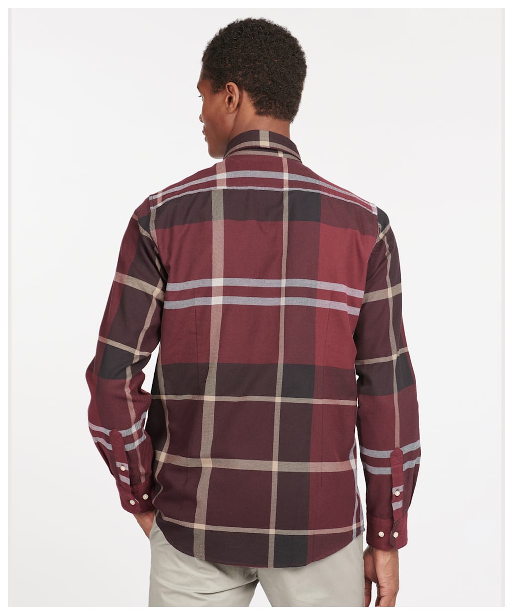 Men’s Barbour Dunoon Tailored Shirt - WINTER RED