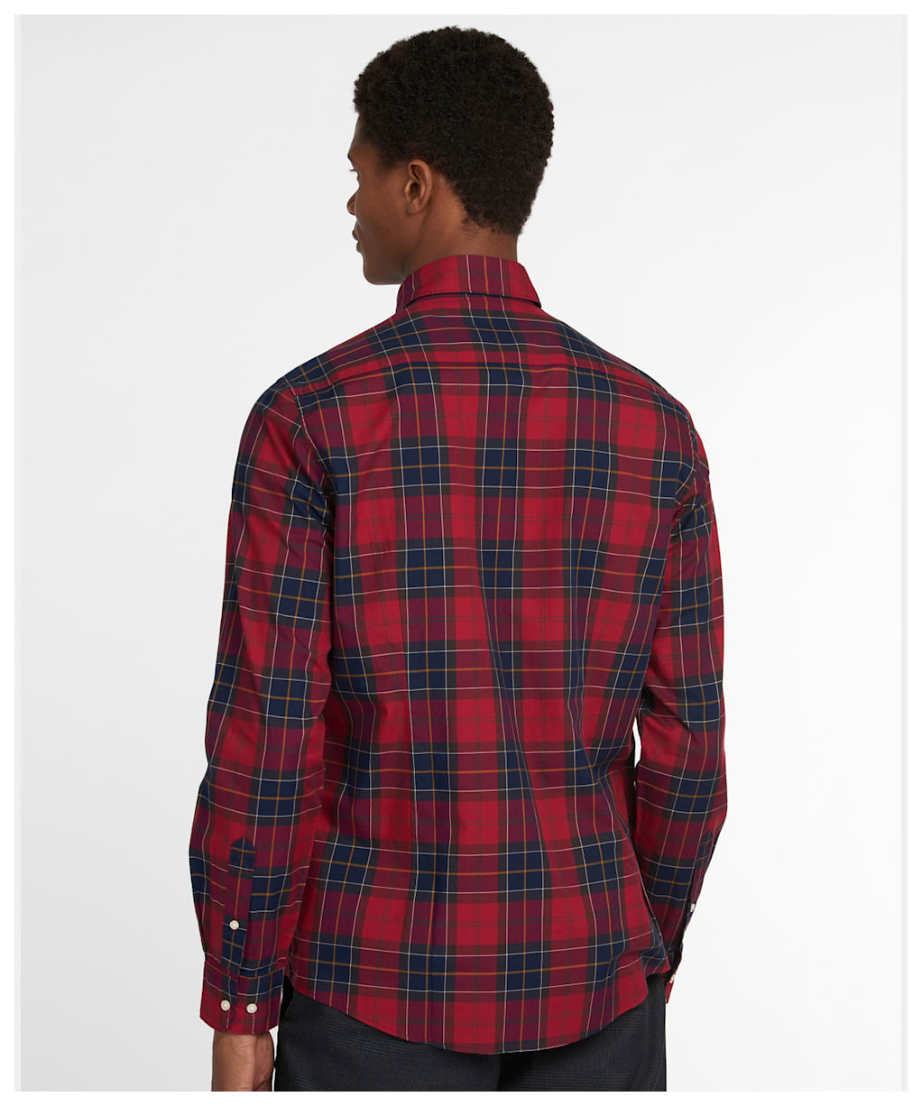 Men’s Barbour Wetherham Tailored Shirt - Red