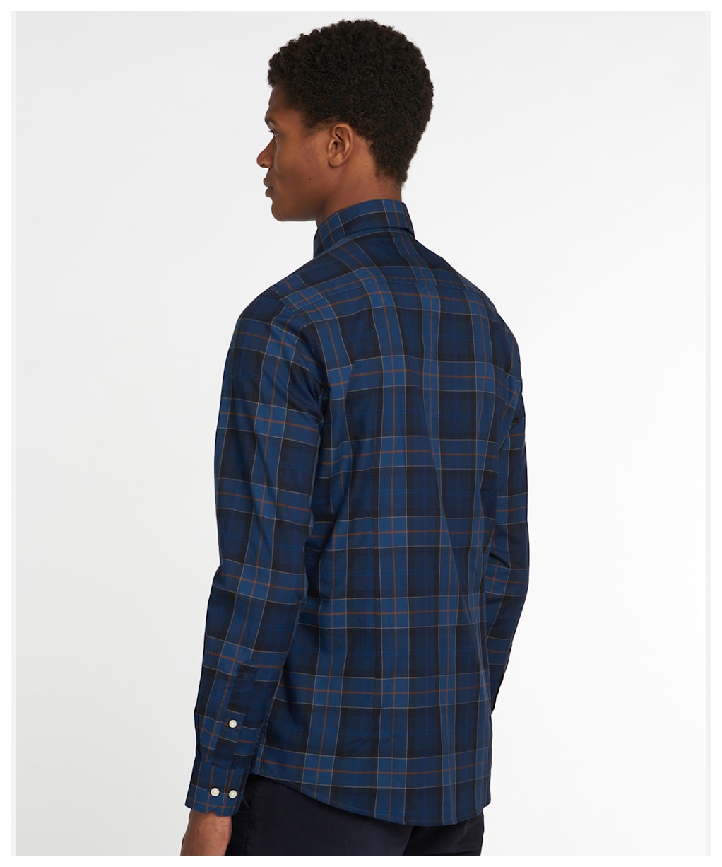 Men’s Barbour Wetherham Tailored Shirt - MIDNIGHT TARTAN