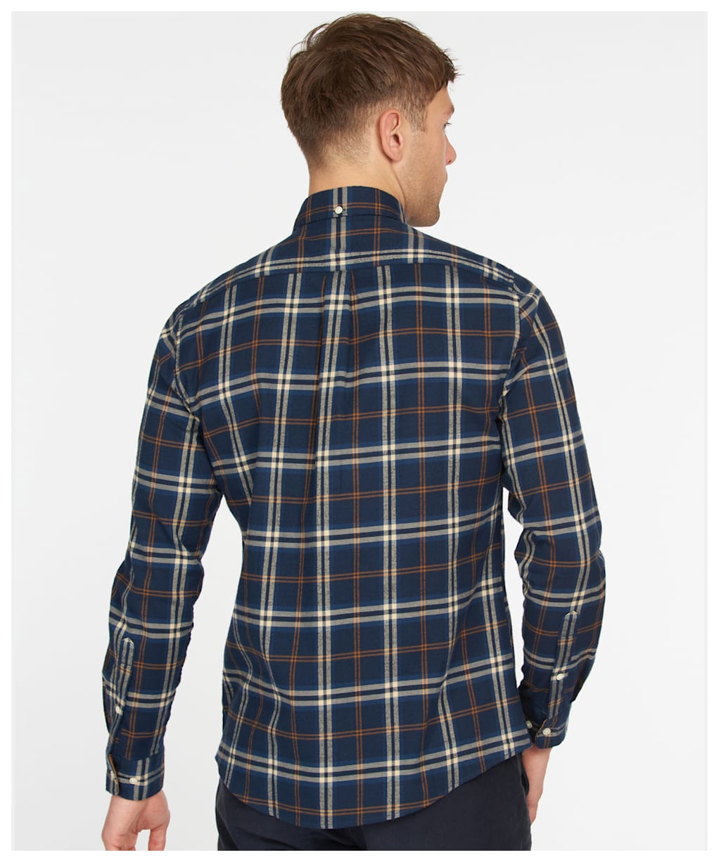 Men’s Barbour Crossfell Tailored Shirt - Blue Check