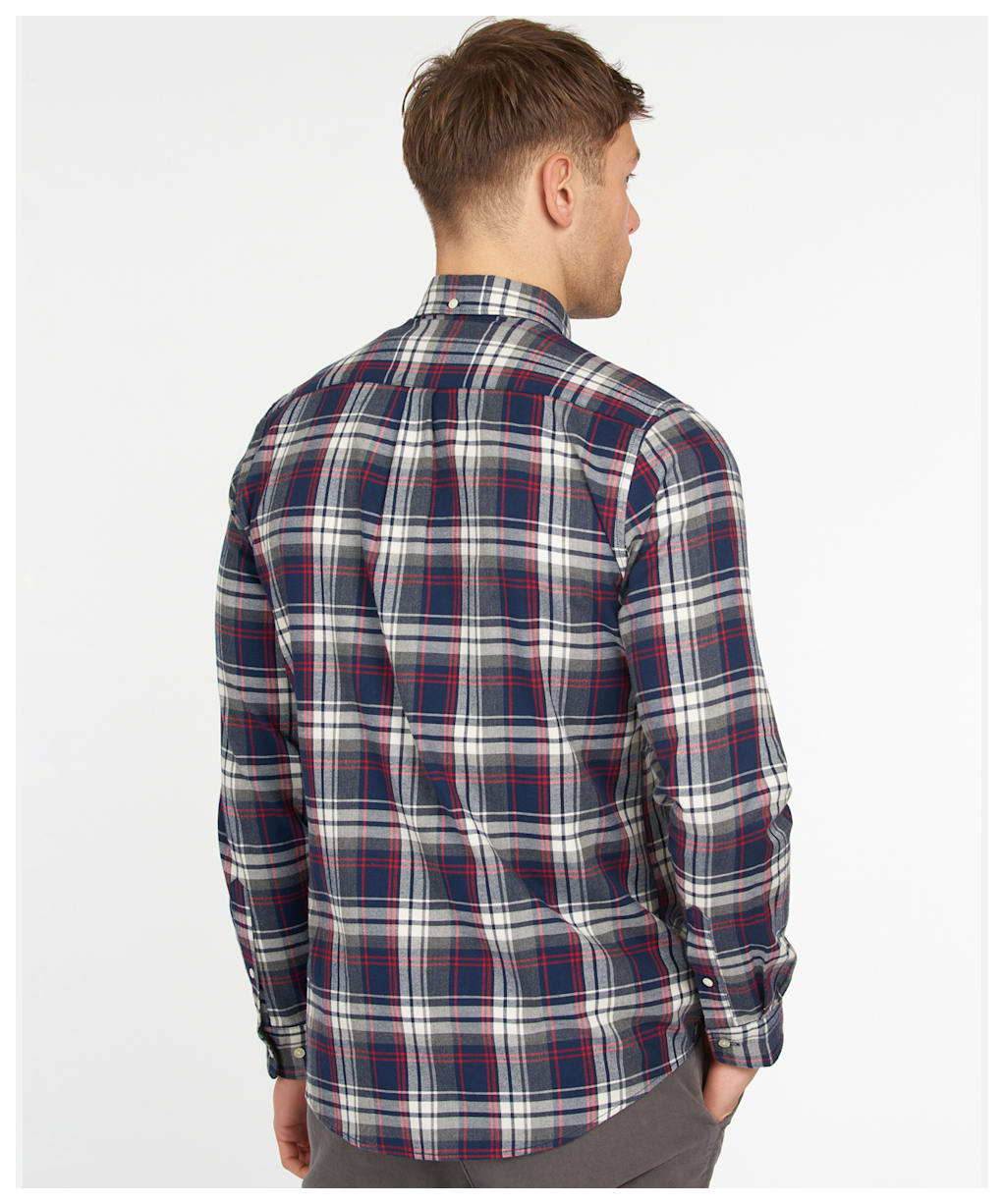 Men’s Barbour Crossfell Tailored Shirt - Navy Check