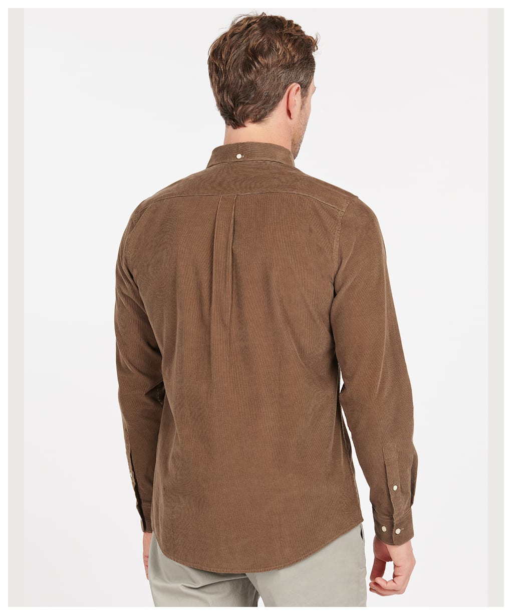 Men’s Barbour Ramsey Tailored Shirt - Brown