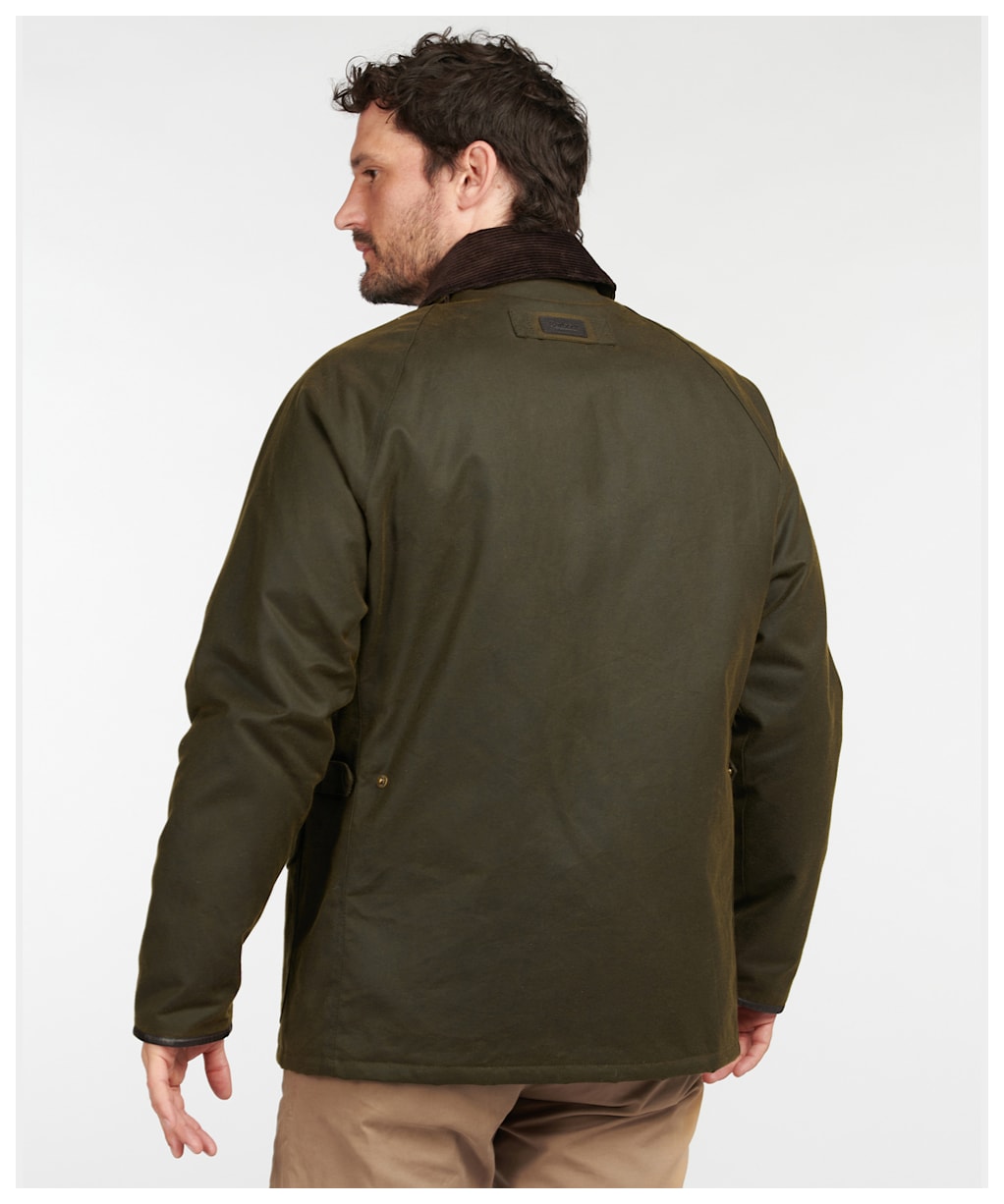 Men’s Barbour Stratford Wax Jacket - Olive