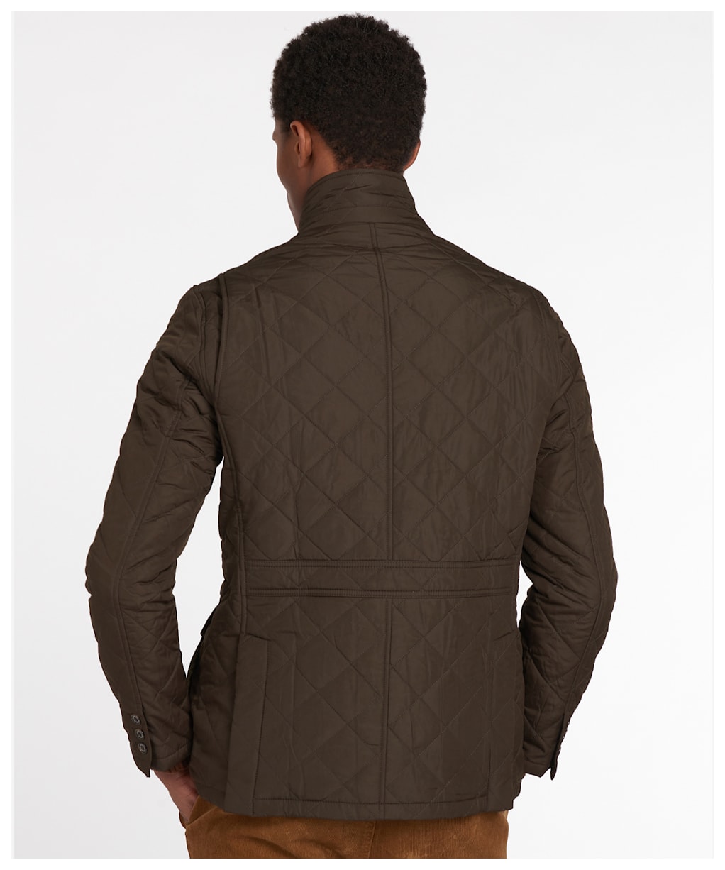 Men's Barbour Lutz Quilted Jacket - Olive