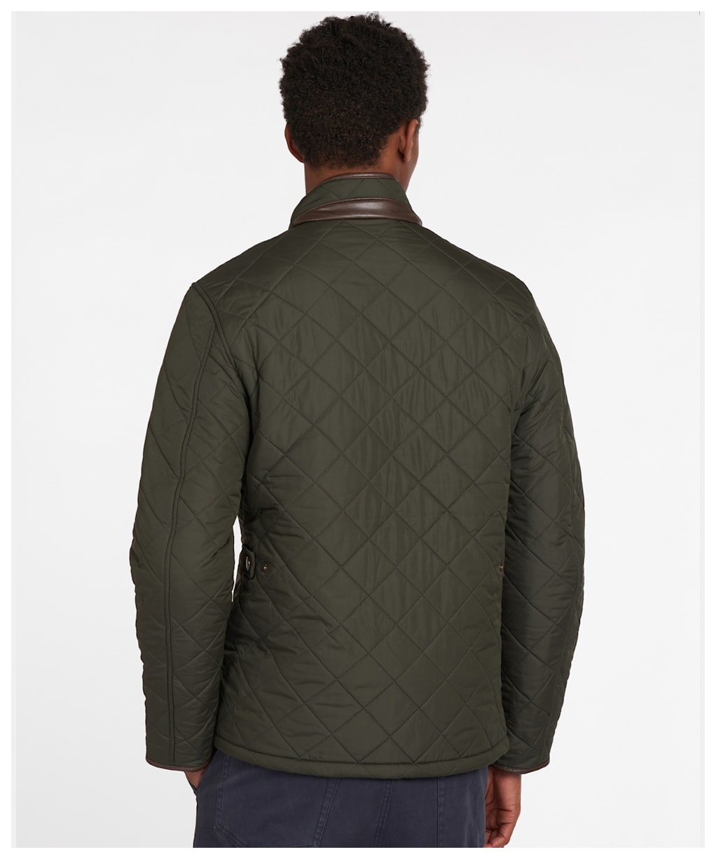 Men's Barbour Powell Quilted Jacket - Sage