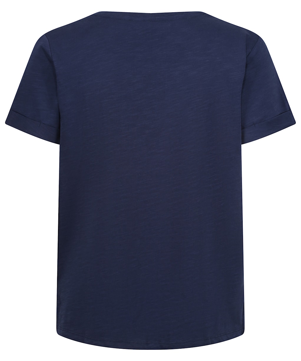 Women’s Crew Clothing Perfect Slub T-Shirt - Navy